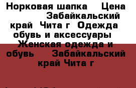 Норковая шапка! › Цена ­ 4 000 - Забайкальский край, Чита г. Одежда, обувь и аксессуары » Женская одежда и обувь   . Забайкальский край,Чита г.